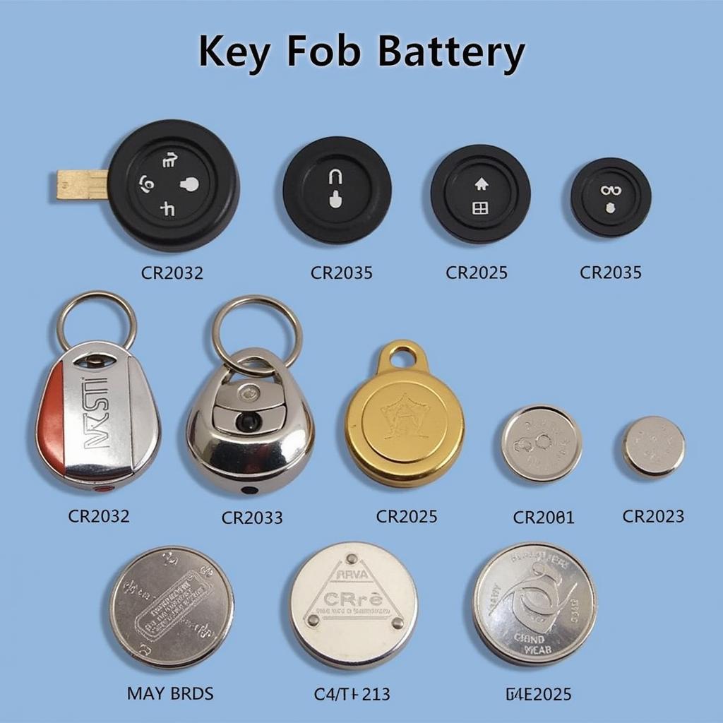 Key Fob Battery Types and Sizes