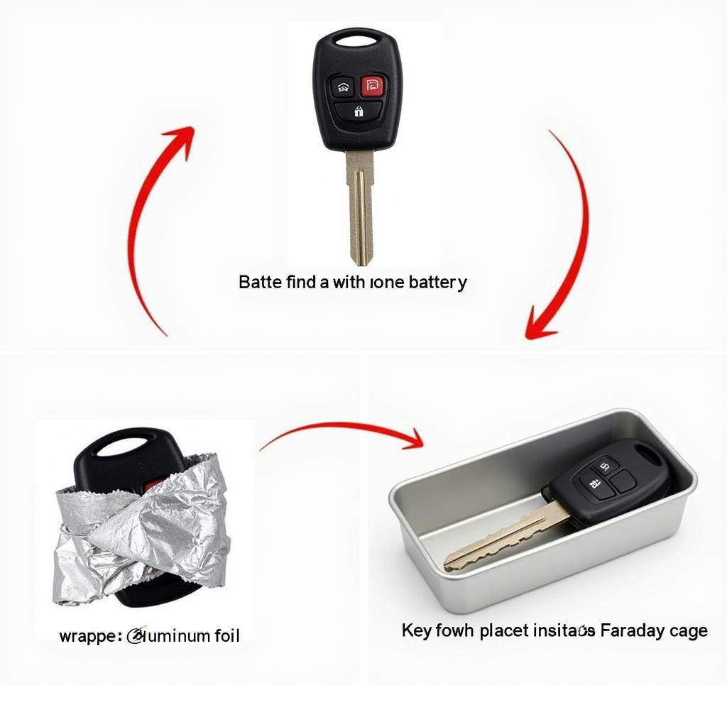 Key Fob Deactivation Methods: Battery Removal, Foil Wrapping, and Faraday Cage Use