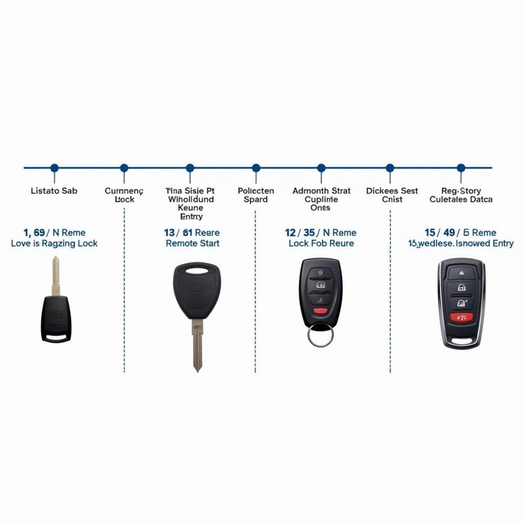 Key Fob Evolution Timeline