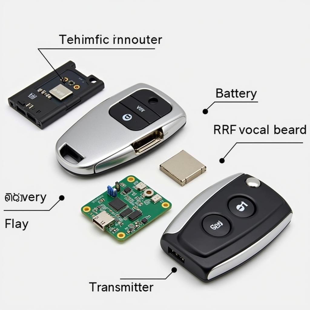 Key Fob Internal Components