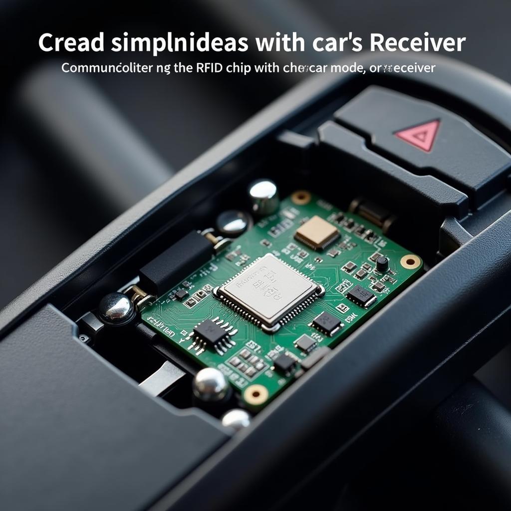 Key Fob Internal Components and RFID Chip