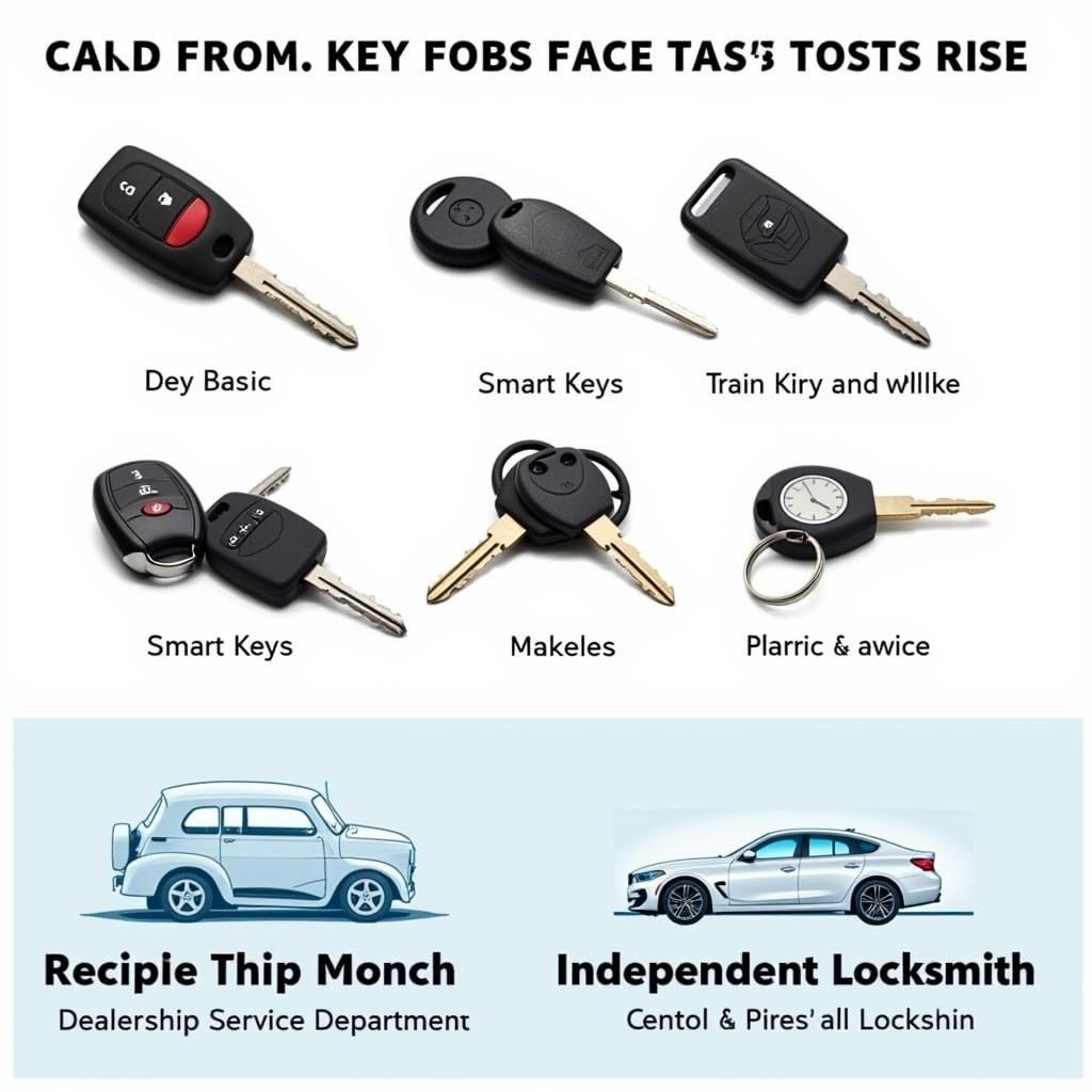 Key Fob Replacement Cost Factors