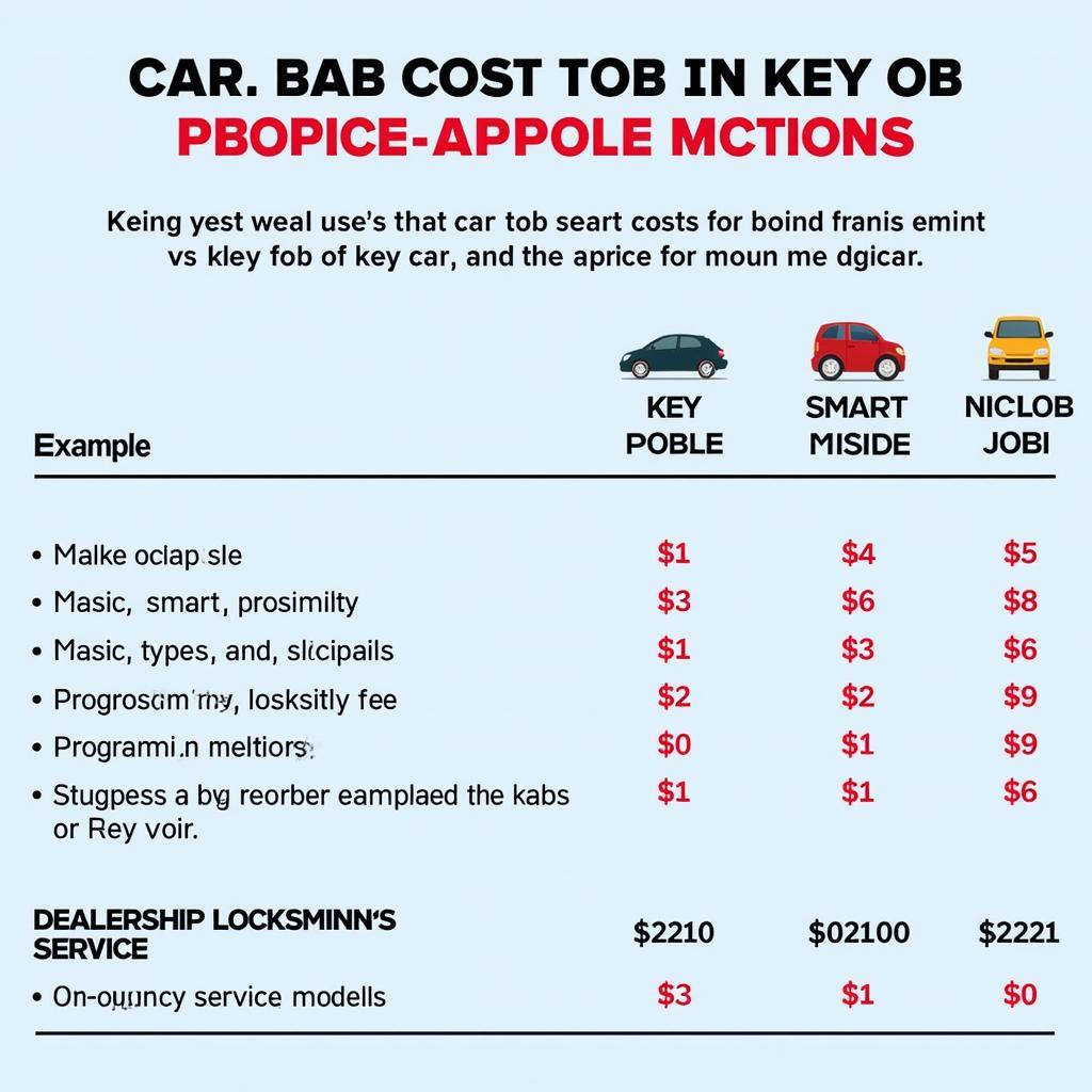 Factors Affecting Key Fob Replacement Cost