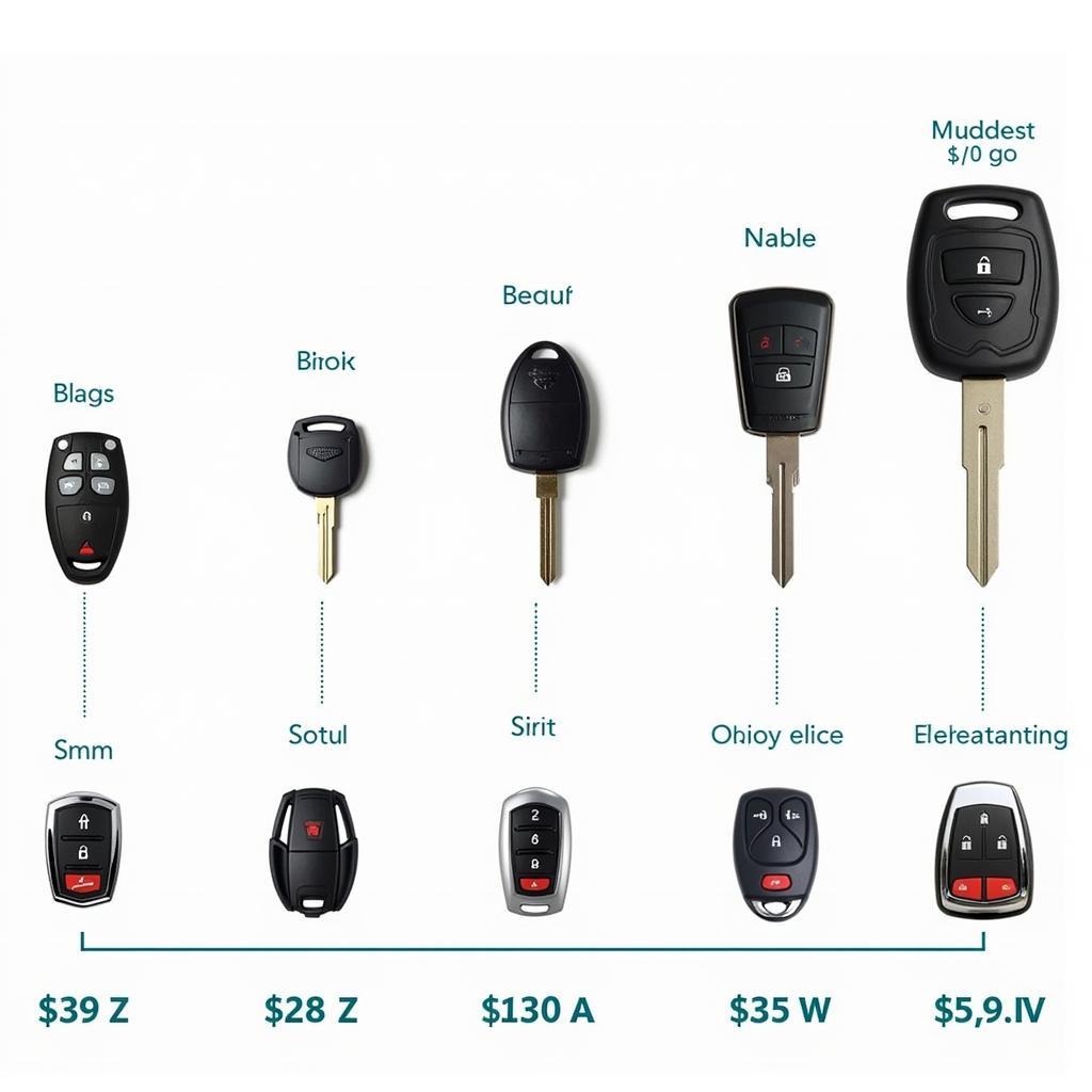 Different Key Fob Types and Their Associated Costs