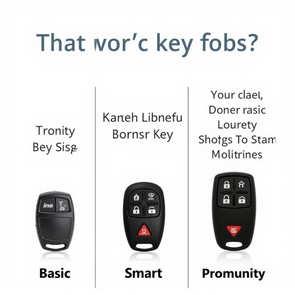 Comparing Different Key Fob Types: Basic, Smart, and Proximity