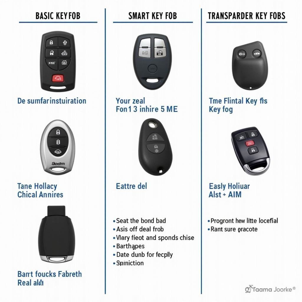 Key Fob Types in Tampa