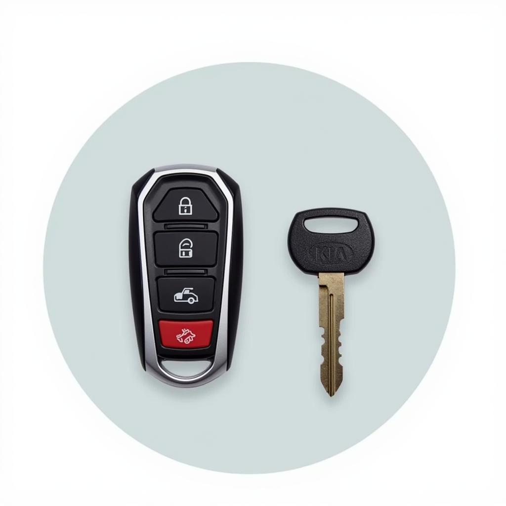 Kia Key Fob and Key