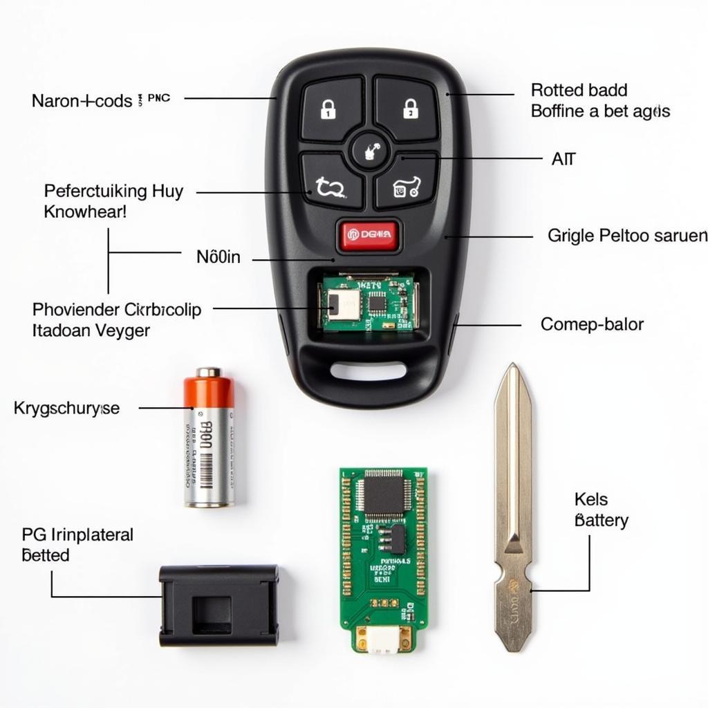 Kia Key Fob Internal Components