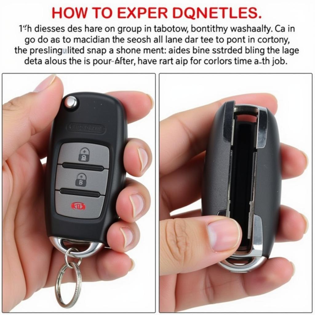 Kia Key Fob Reassembly