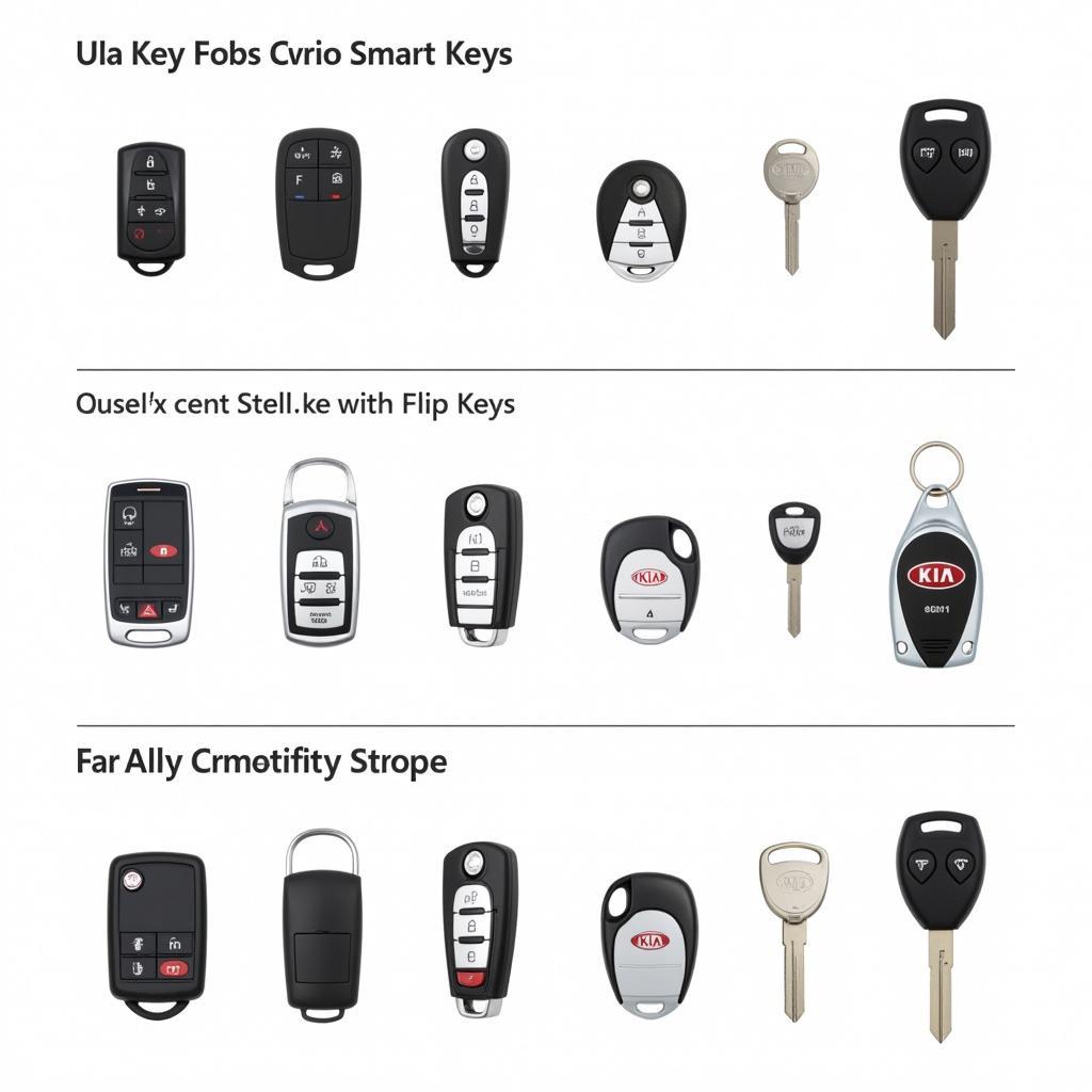 Different Types of Kia Key Fobs