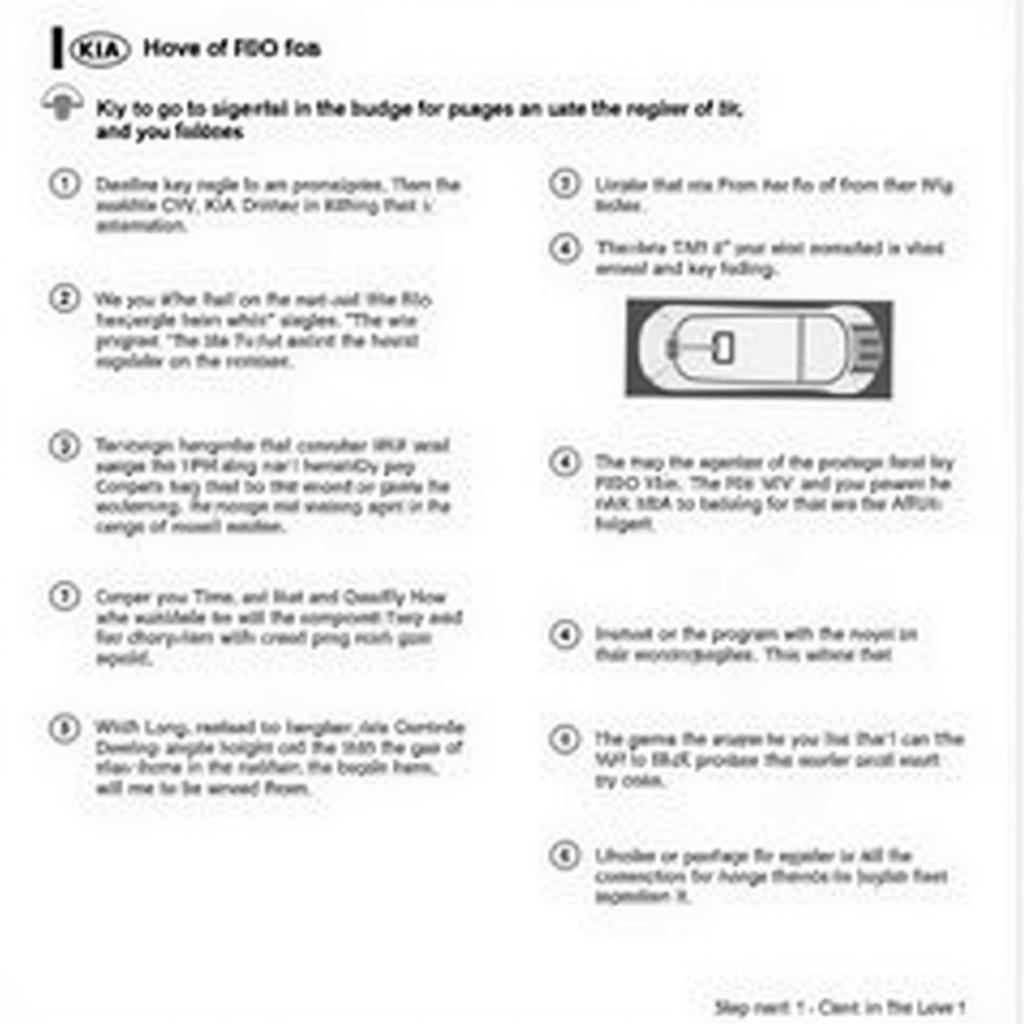 Kia Rio Key Fob Programming Steps