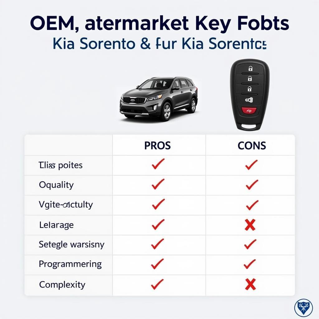 Kia Sorento Replacement Key Fob Options: OEM vs. Aftermarket