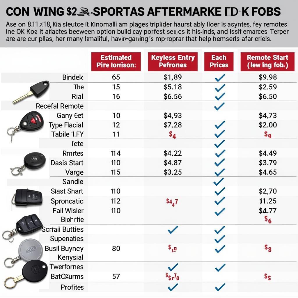 Kia Sportage Key Fob Cost Comparison: OEM vs. Aftermarket & Programming Costs