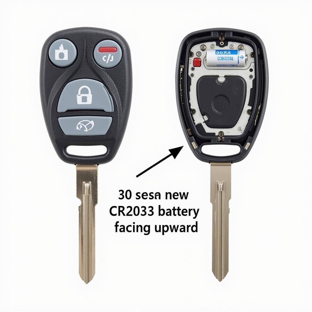 Inserting a New Battery into a Kia Telluride Key Fob