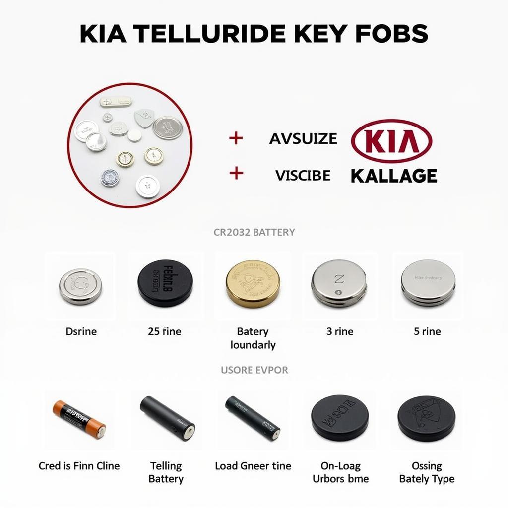 Different Types of Batteries Used in Kia Telluride Key Fobs