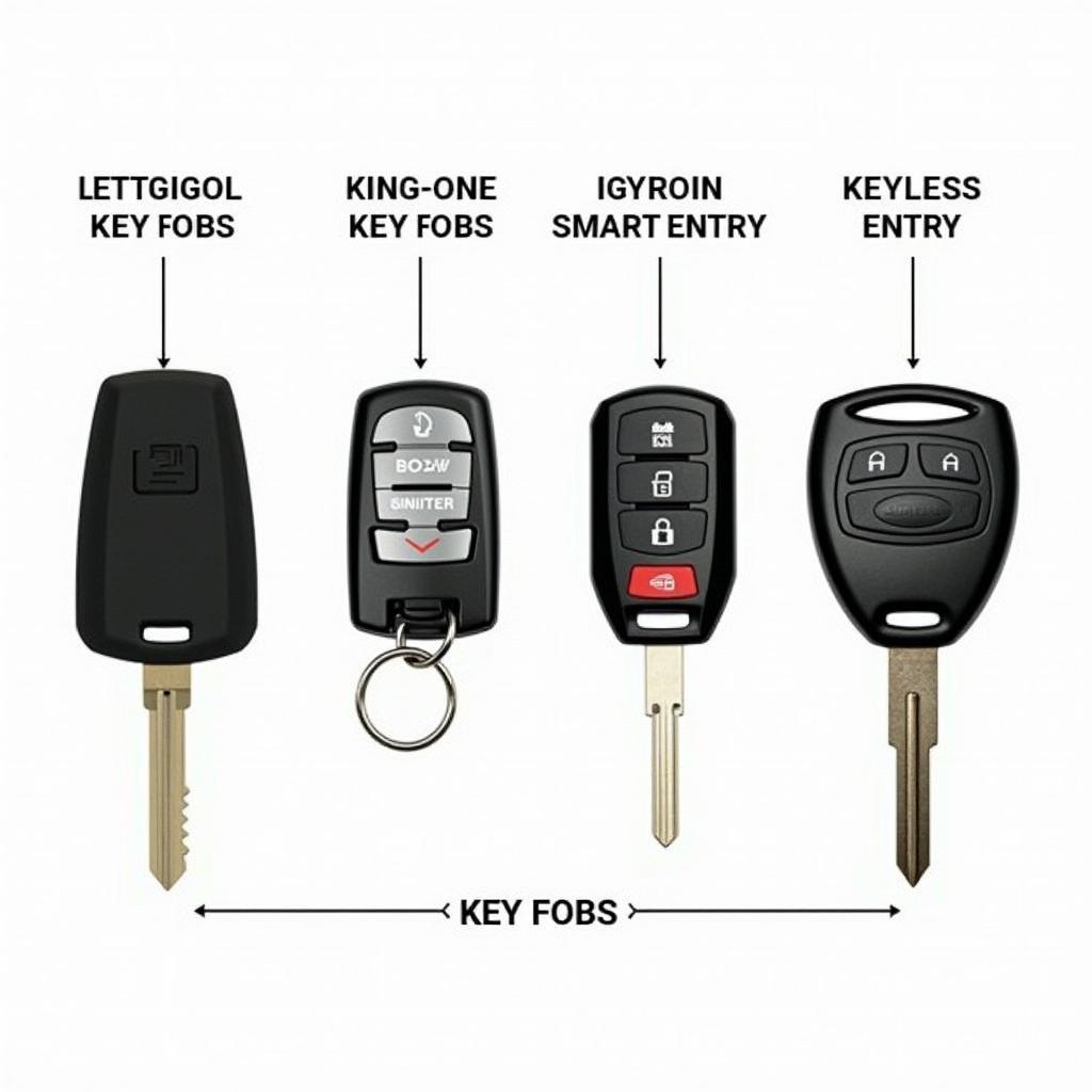 Different Types of Land Rover LR2 Key Fobs