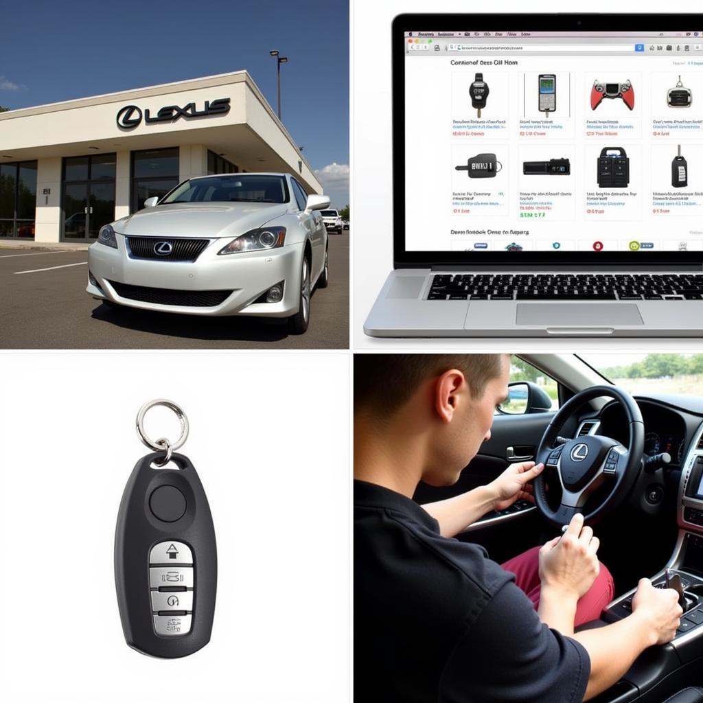 Where to Buy a 2008 Lexus IS250 Key Fob: Dealership, Online Retailer, Locksmith