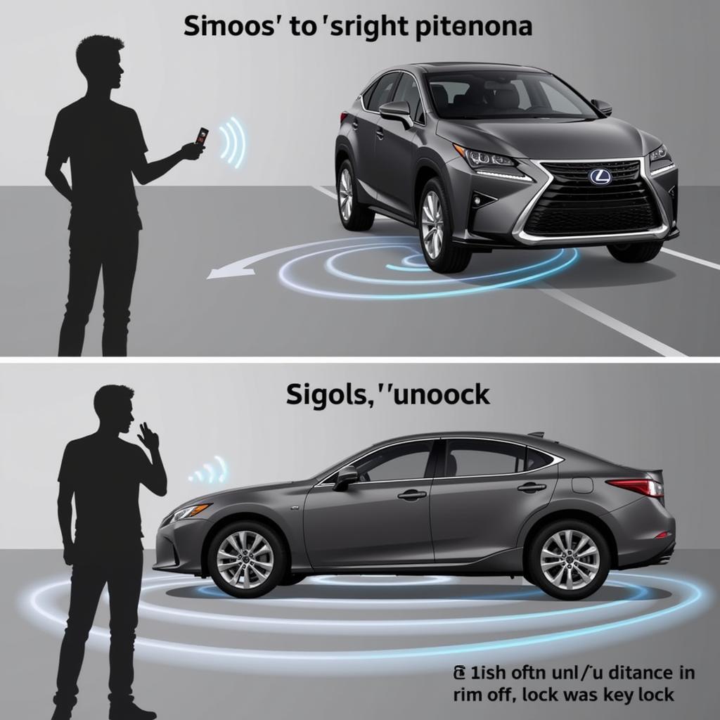 Testing the range of a Lexus key fob