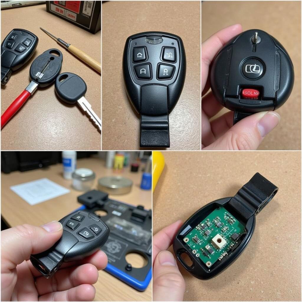 Repairing a 20-year-old Lexus key fob