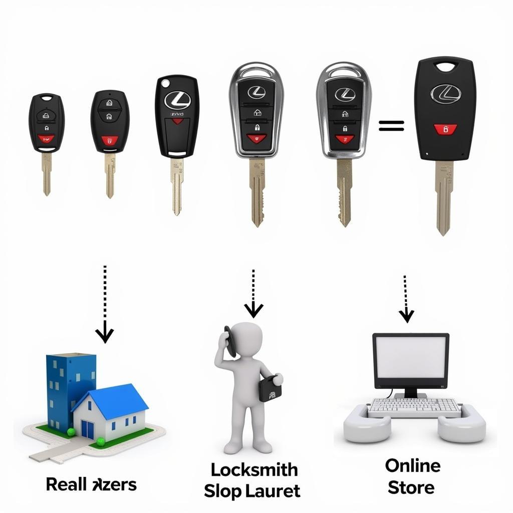 Lexus Key Fob Replacement Cost Factors