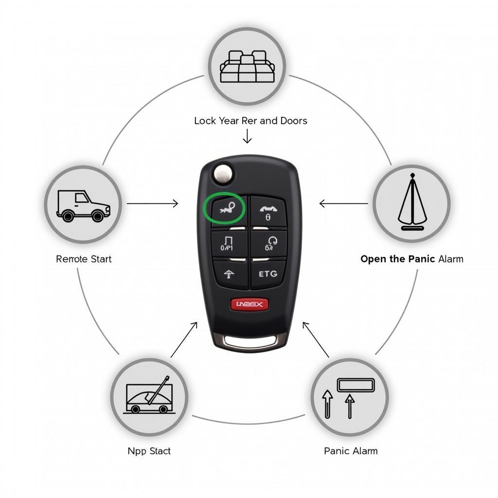 Lexus RX 350 Key Fob Functions