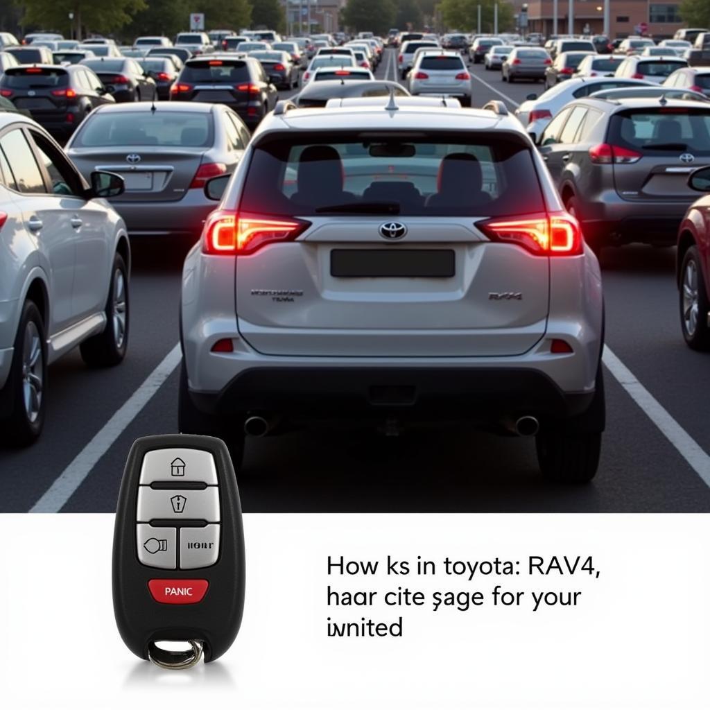 Locating Your RAV4 with the Key Fob