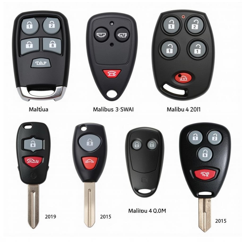 Different Types of Malibu Key Fobs