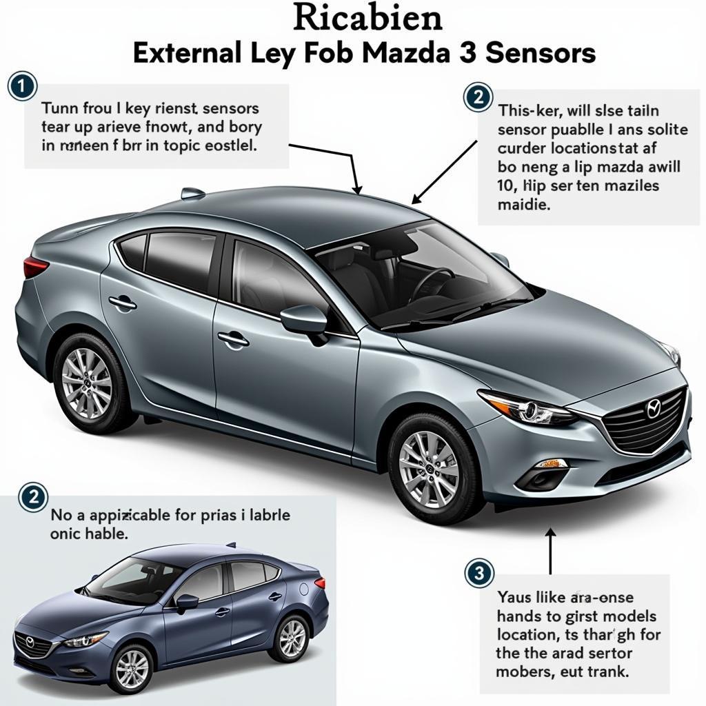 Mazda 3 Key Fob External Sensor Locations