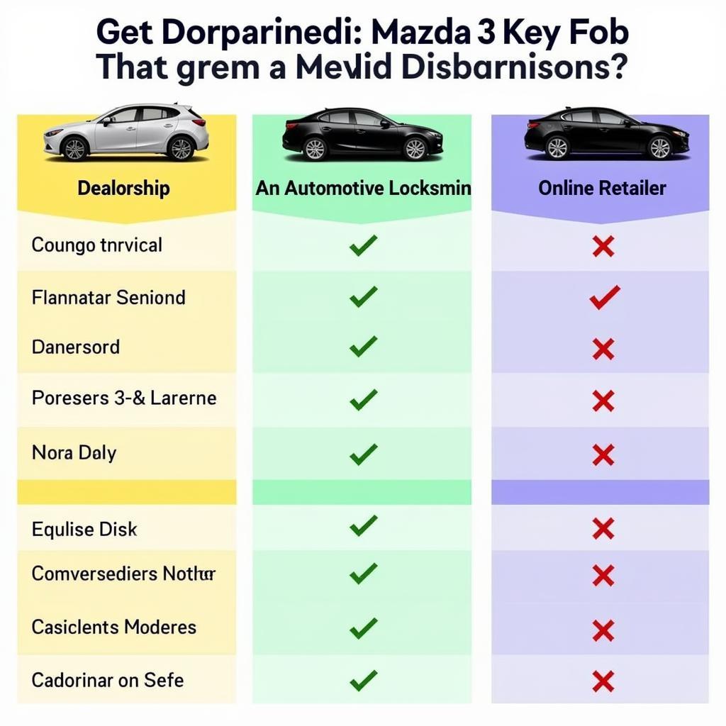 Where to get a duplicate Mazda 3 key fob