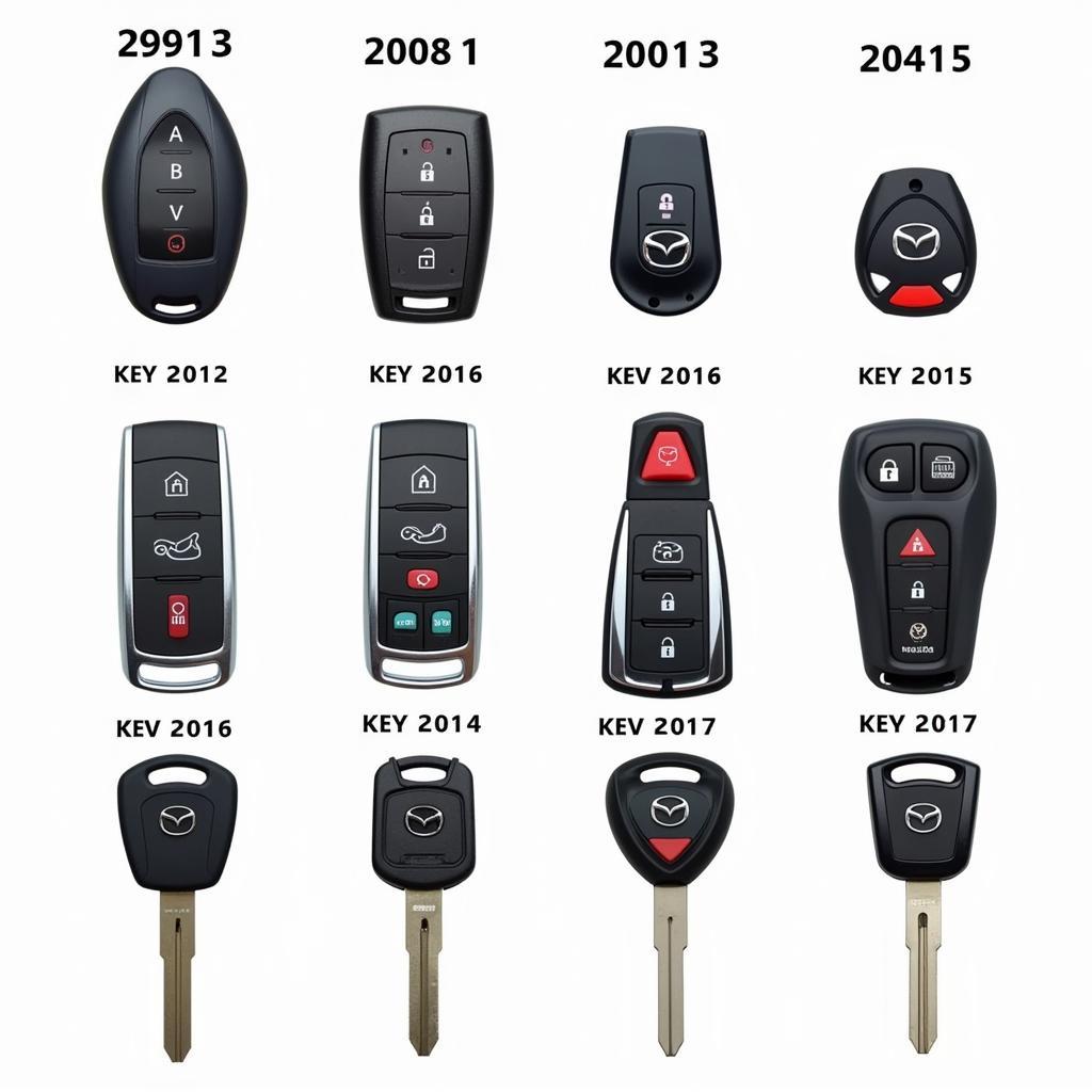 Different Mazda 3 Key Fob Types