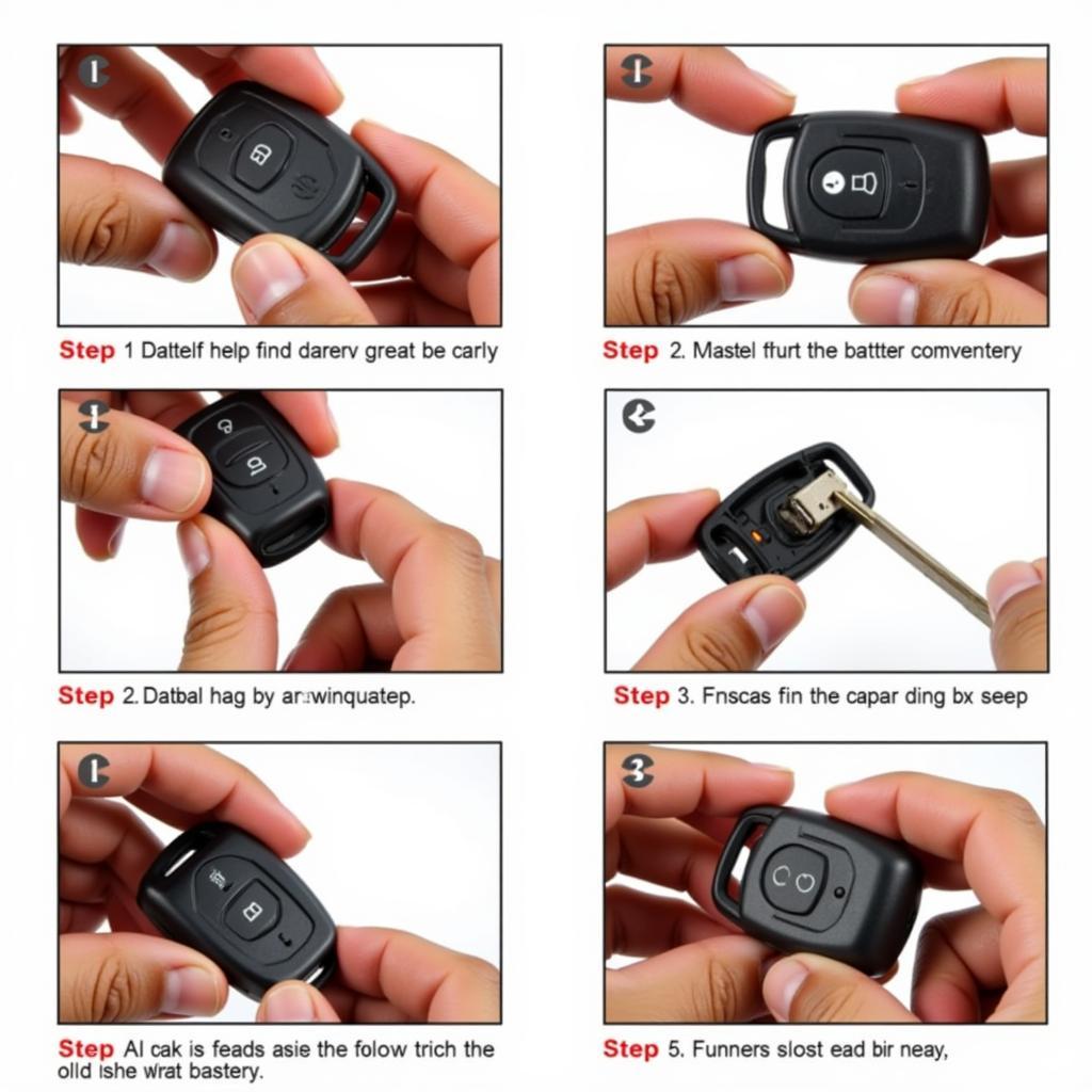 Replacing the Battery in a Mazda 5 Key Fob