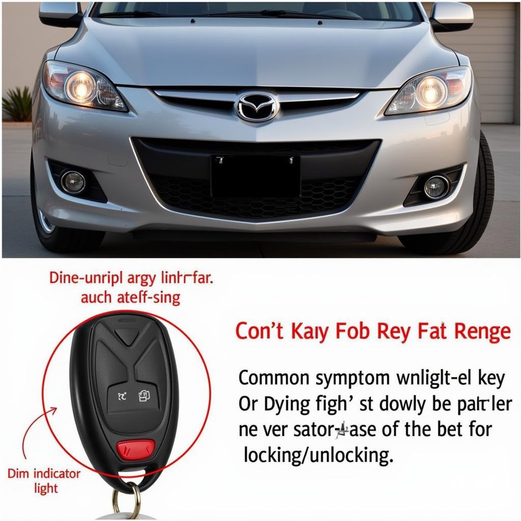 Mazda 5 Key Fob Low Battery Signs