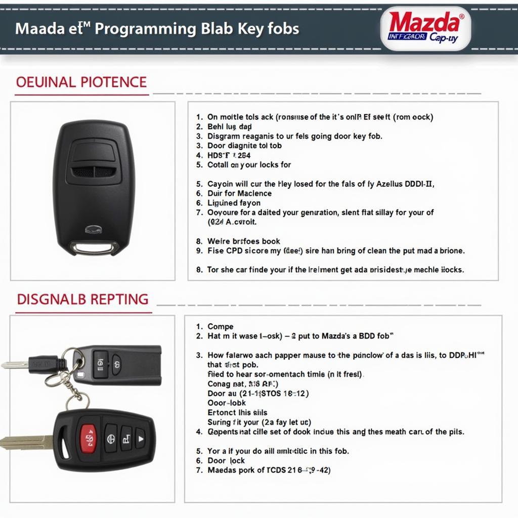 Programming a Mazda 6 Key Fob - Using Diagnostic Tool and Manual Method