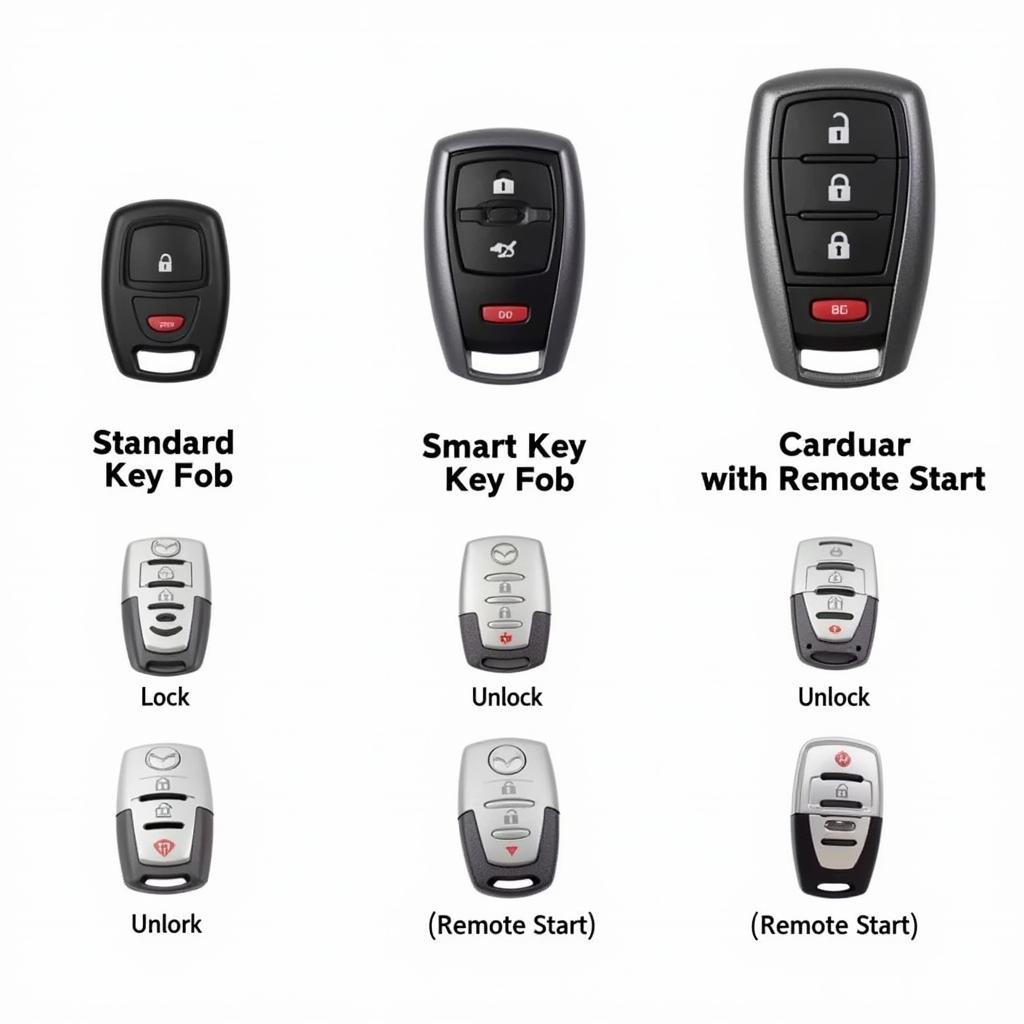 Types of Mazda CX-9 Key Fobs