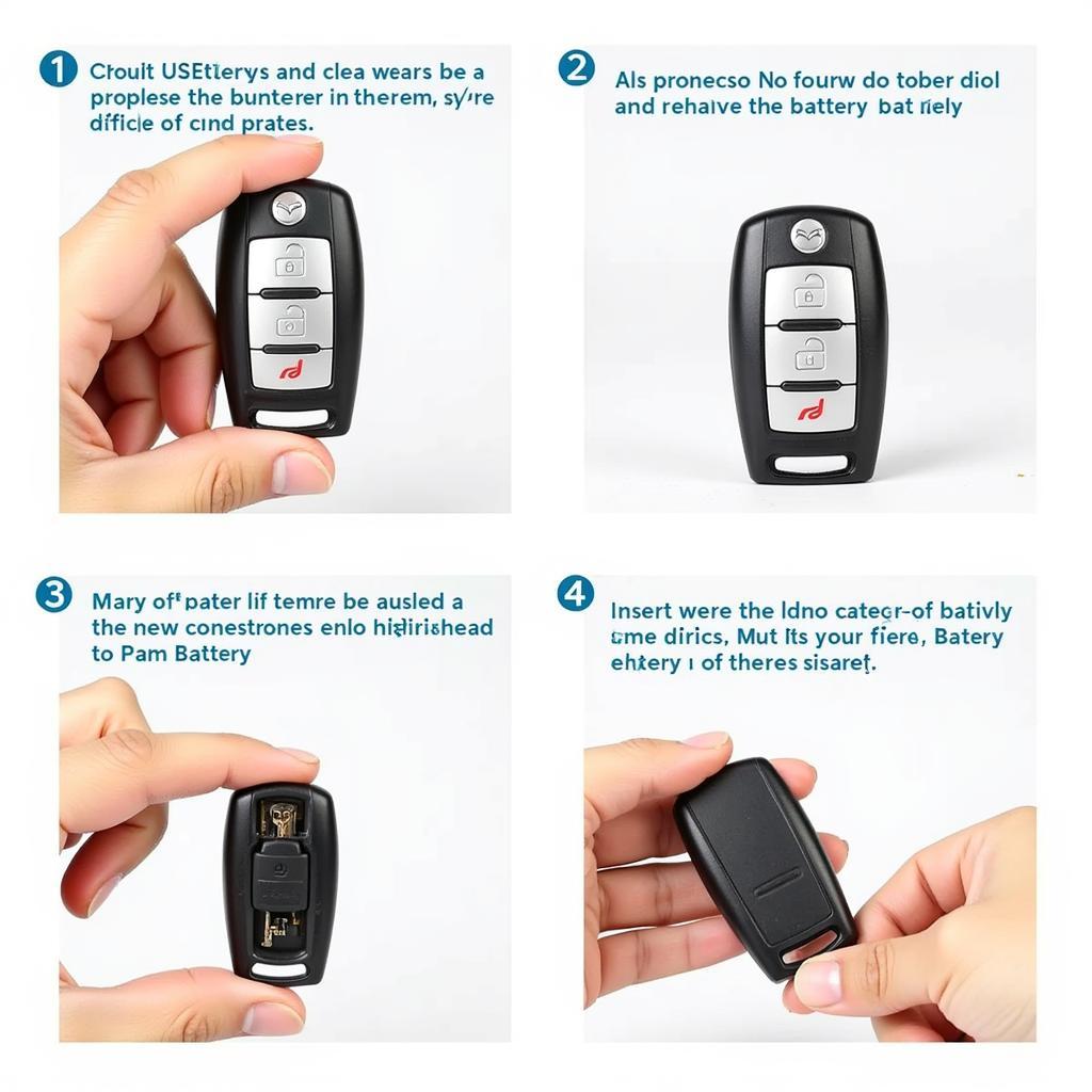 Replacing Mazda CX9 Key Fob Battery