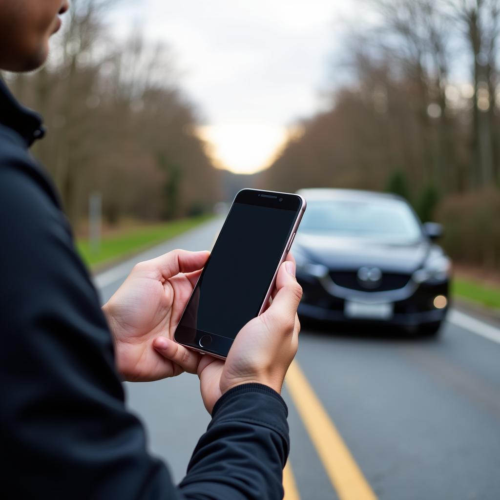 Contacting Mazda Roadside Assistance