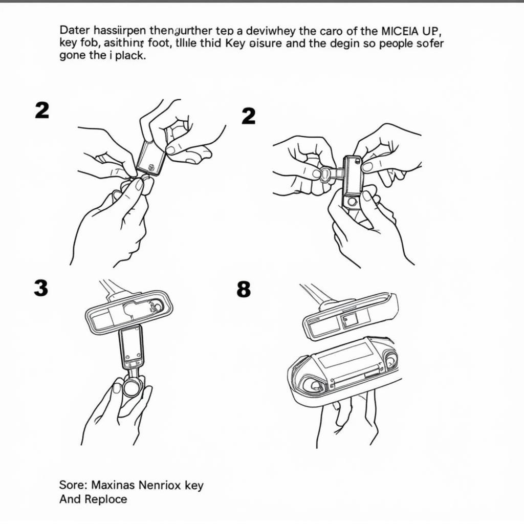 Replacing the Battery in a Mazda RX8 Key Fob