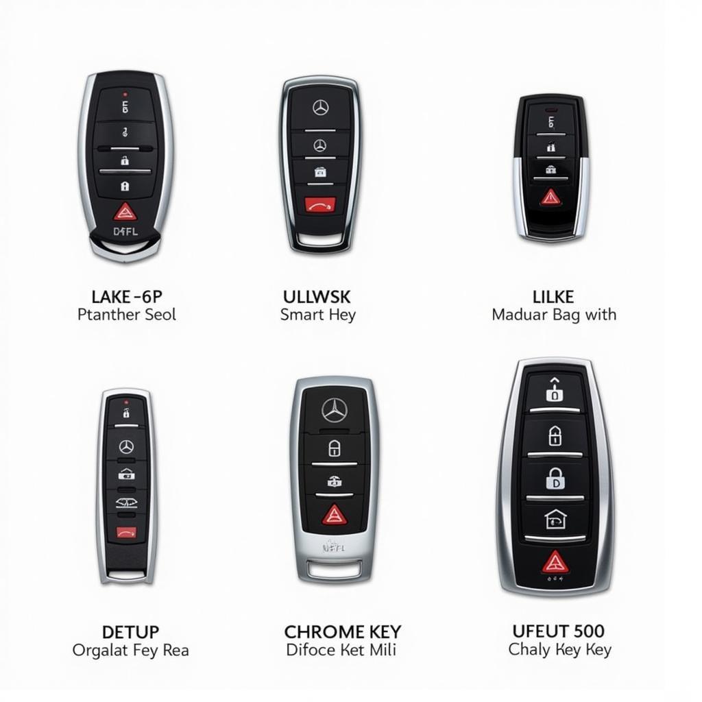 Different Mercedes Benz Key Fob Types