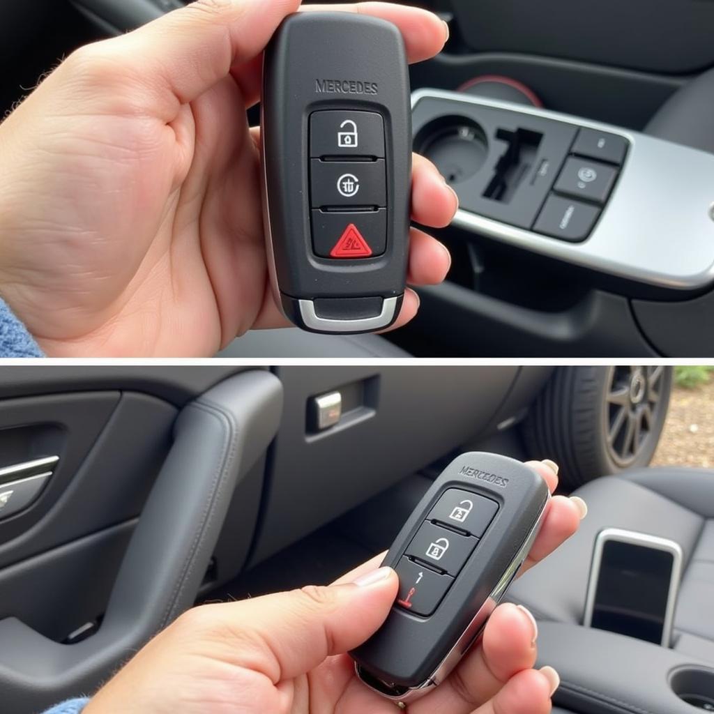 Mercedes GLC 300 Key Fob in Hand