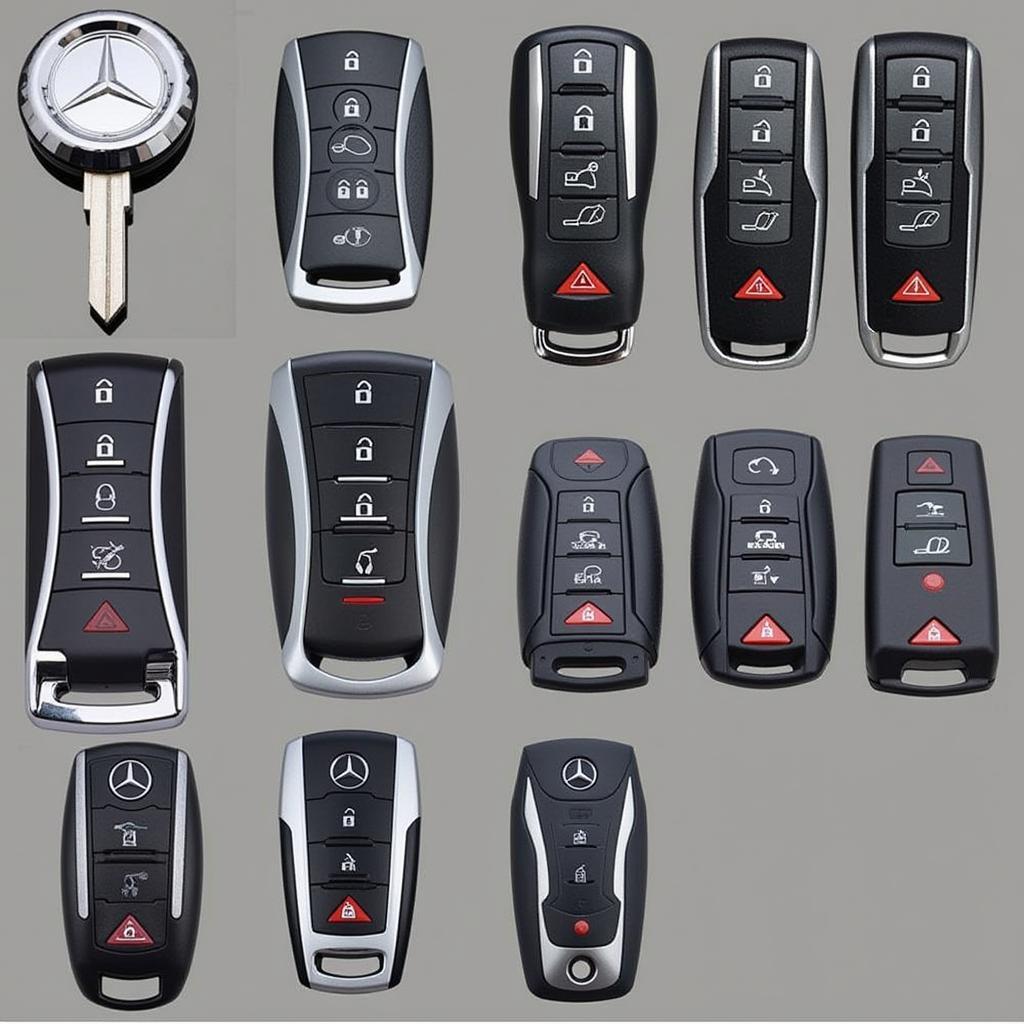 Different Types of Mercedes GLK Key Fobs