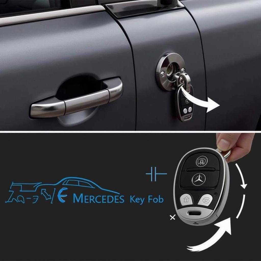 Mercedes Key Fob and Car Door