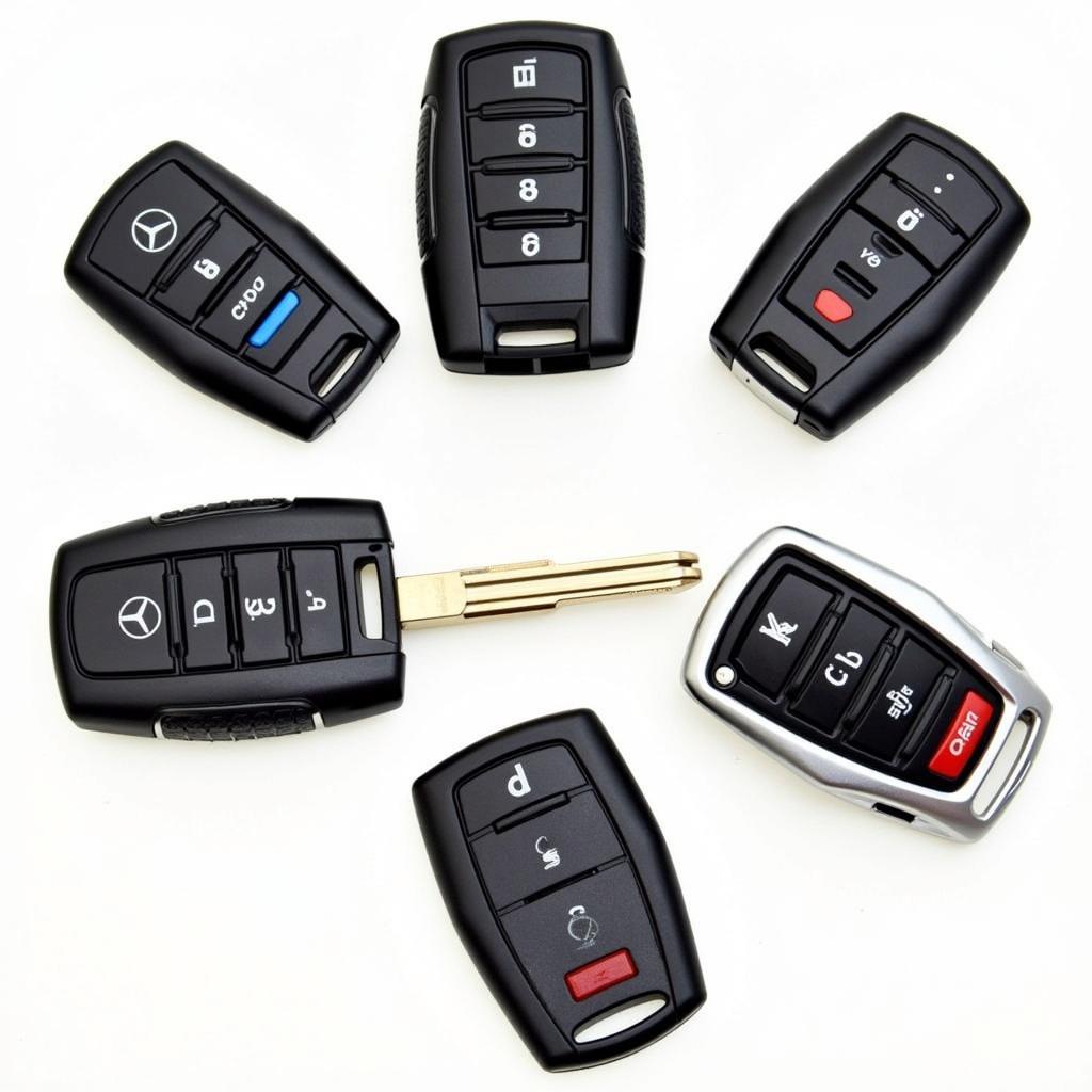 Different Mercedes Key Fob Variations