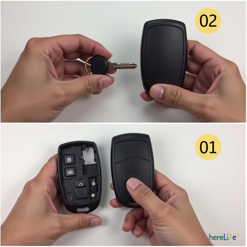 Mercedes R350 Key Fob Closed Casing