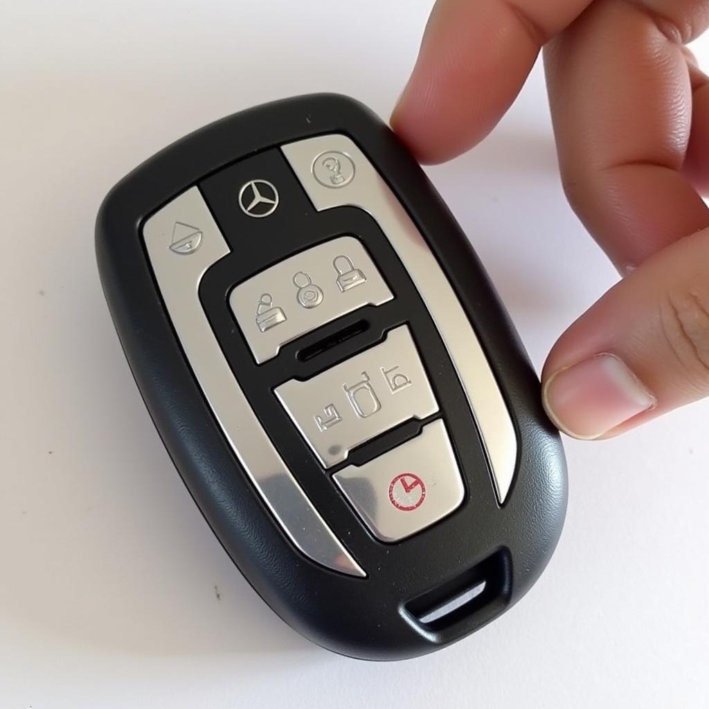 Mercedes R350 Key Fob Release Button Location