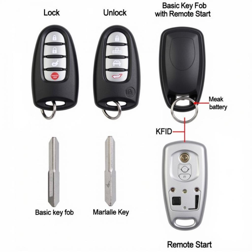 Different Types of Mercury Mountaineer Key Fobs