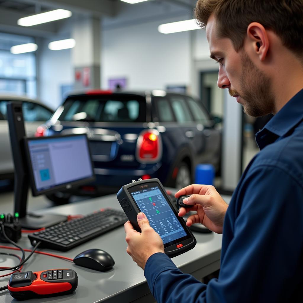 Mini Cooper S Key Fob Programming at Dealership