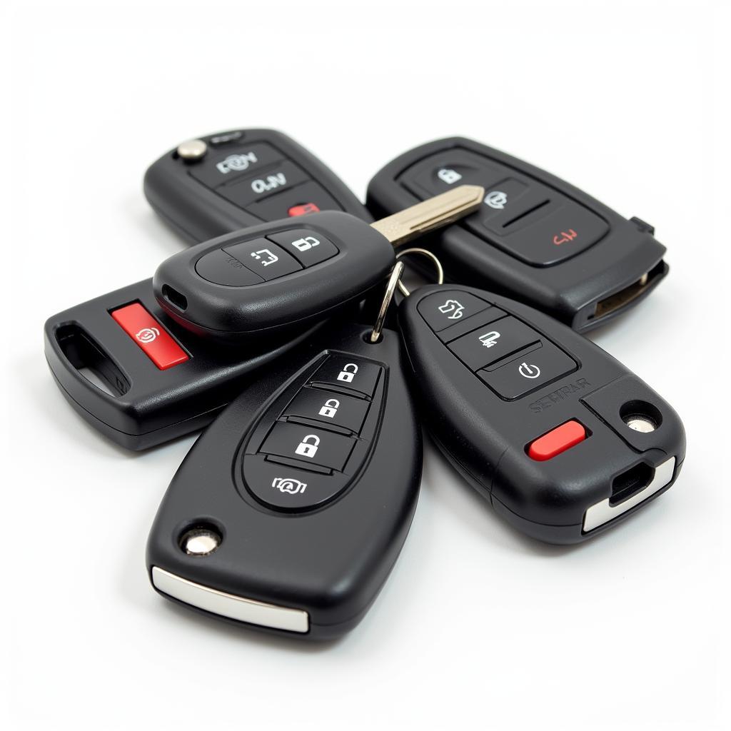 Multiple Car Key Fobs