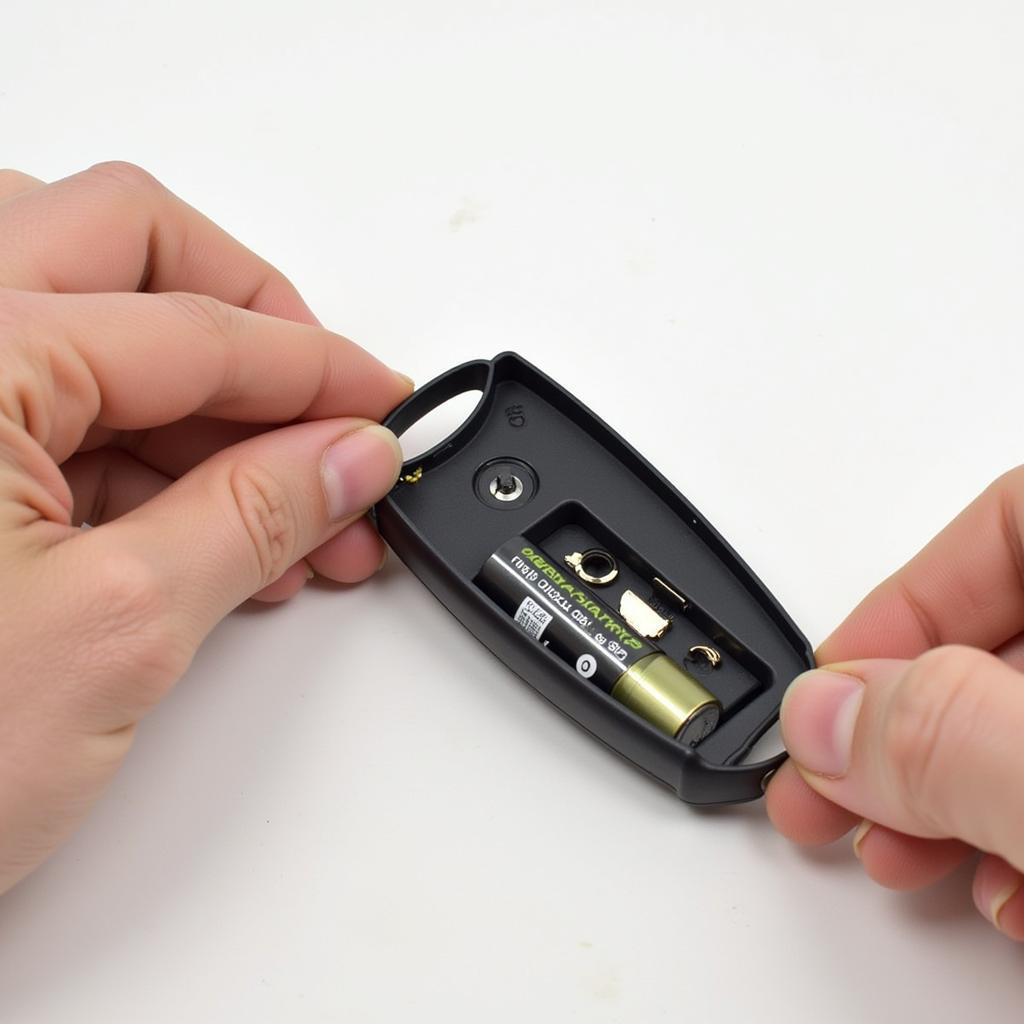 Installing the New Battery in a 2014 Toyota Corolla Key Fob