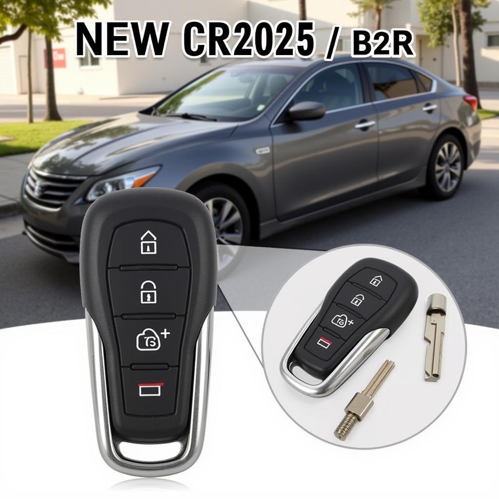 New CR2025 Battery for 2016 Nissan Altima SR Key Fob