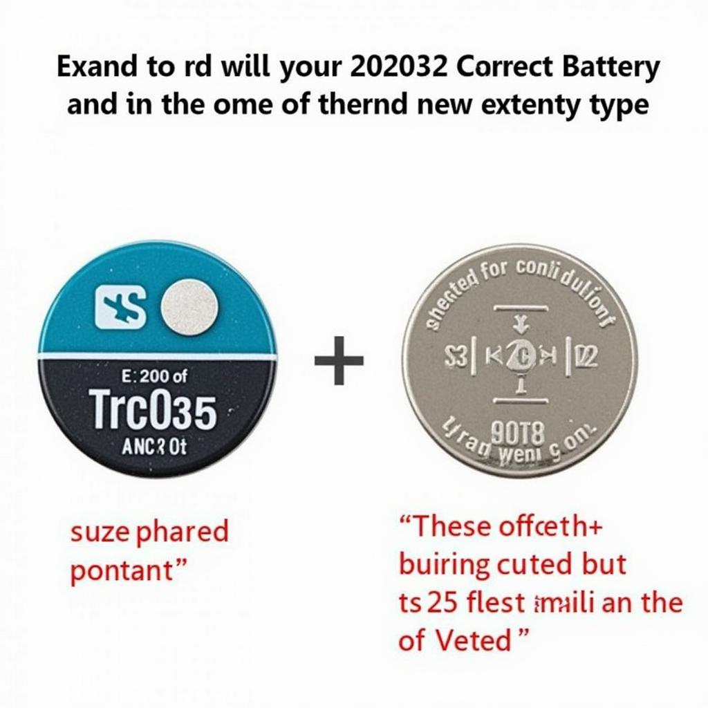 New CR2032 Battery Ready for Installation in a 2020 Camry Key Fob